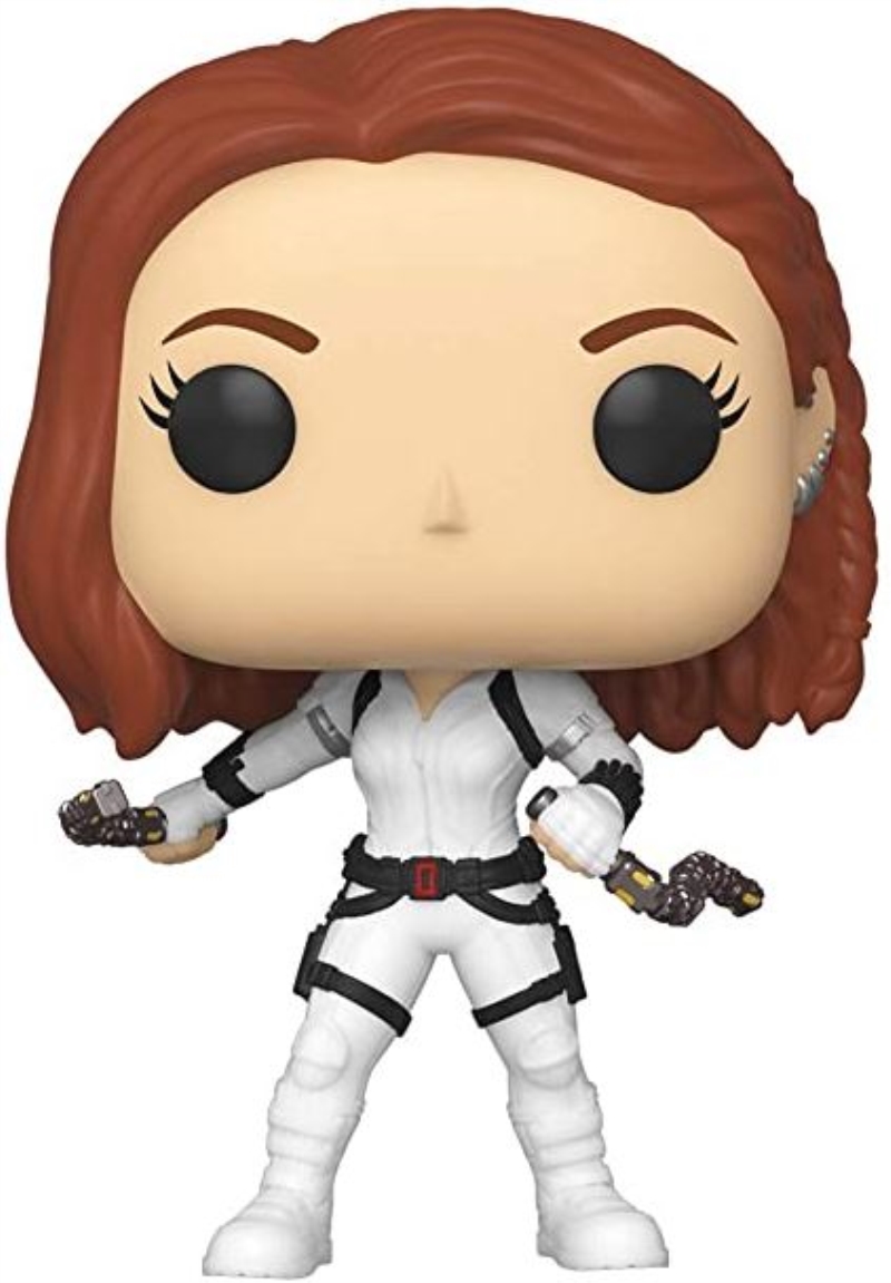 FUNKO ACTION FIGURES FUNKO POP MARVEL BLACK WIDOW: BLACK WIDOW (WHITE SUIT) FUNKO ACTION FIGURES FUNKO POP MARVEL BLACK WIDOW: BLACK WIDOW (WHITE SUIT)